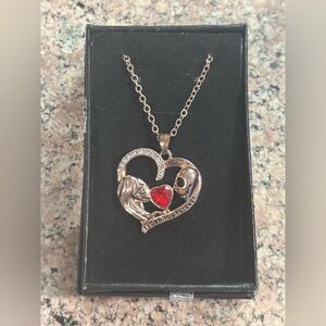 NBC Necklace I Love You Forever-Jack and Sally